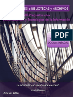 Oposiciones A Bibliotecas y Archivos 360 Preguntas Sobre Documentacion y Tecnologias de La Informacion