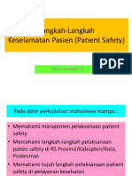 Langkah-Langkah Patient Safety