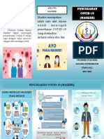 Leaflet Penyuluhan Penggunaan Masker