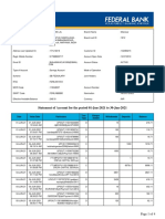 Statement of Account For The Period 01-Jun-2021 To 30-Jun-2021