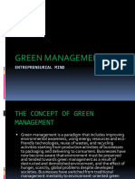 'Entrepreneurial Mind Ppt Green Management 2'