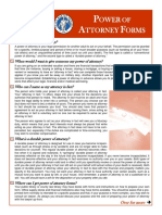 Power of Attorney Forms