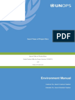 Environmental Manual Reference Version