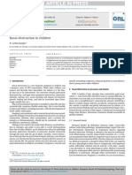 Article in Press: Nasal Obstruction in Children