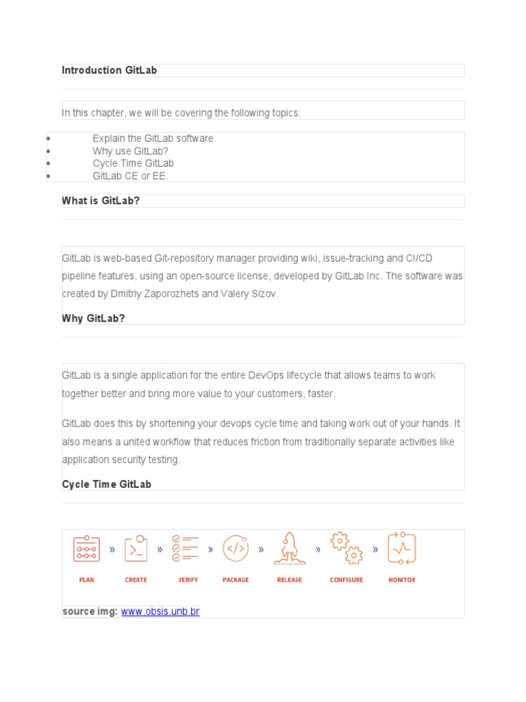 Introduction GitLab | PDF | Systems Engineering | Information Technology