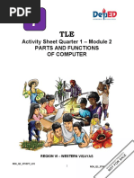 Activity Sheet Quarter 1 - Module 2 Parts and Functions of Computer
