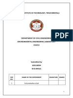 National Institute of Technology, Tiruchirapalli: EXP NO. Name of The Experiment Signature Marks