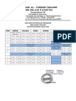 Jadwal SMK Islam Tanjung 20202021 Ok