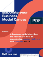 Elaborate Your Business Model Canvas: Training Session