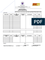 BE Form 3 RESOURCE MOBILIZATION FORM