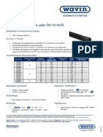 Tubes PVC Pression À Coller PN 10/16/25: Fiche Technique