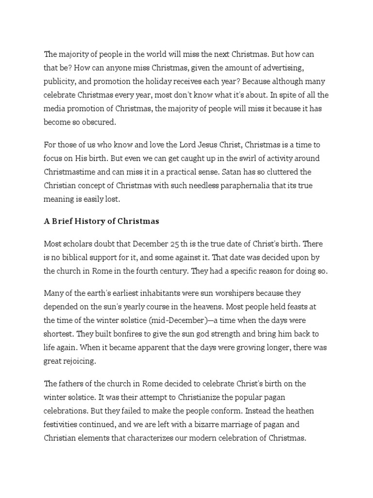 A Brief History of Christmas PDF Jesus Herod The Great