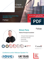 Rightsizing For Oracle Database Workloads in The Cloud - SIMON PANE and KARUN DUTT