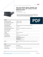 APC Smart-UPS RT 20kVA, 230/400V, LCD, Rackmount, 12U, 2x IEC Jumpers & 8x IEC 60320 C19 Outlets