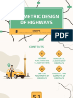 Group 5 Geometric Design of Highways