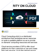 Security On Cloud: Amity Business School