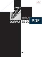 DORMA ES 200-2D sliding door operator for emergency exits