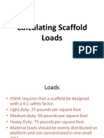 Calculating Scaffold Loads