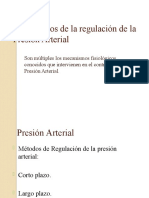 Mecanismos de La Regulación de La Presión Arterial