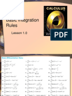 Basic Integration Rules: Lesson 1.0