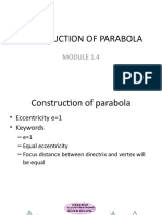 1.4 Construction of Parabola