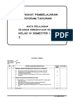 Perangkat Pembelajaran Program Tahunan: Mata Pelajaran Sejaran Kebudayaan Islam