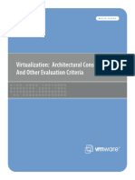 Virtualization Considerations