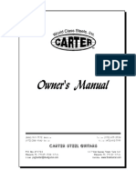 Carter Steel Guitar Owners Manual