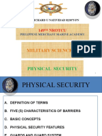 Military Science 31: Physical Security