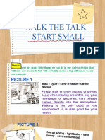 Walk The Talk - Start Small