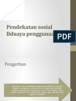 Pendekatan Sosial Bduaya Penggunaan KB