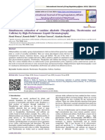 Simultaneous Estimation of Xanthine Alkaloids Theo