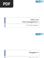 EEN330 ElectromagneticsI Chapter4 Magnetostatics