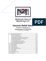 Vacuum Relief Valve: Product Literature & Maintenance Guidelines