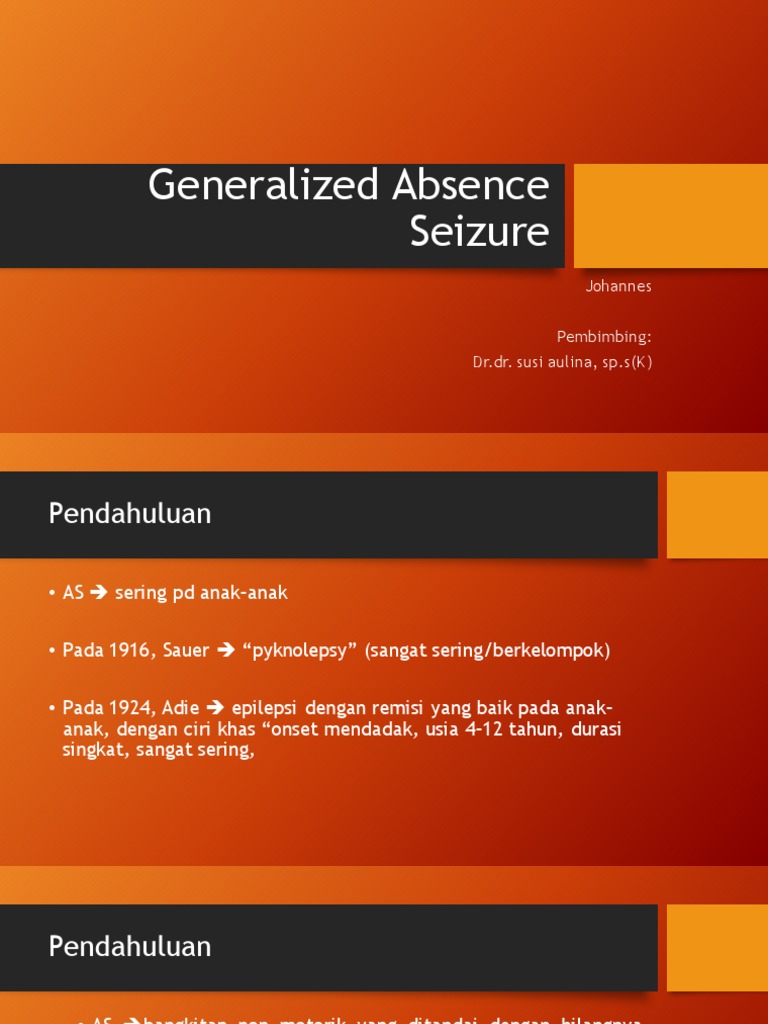 Eeg General Absence Seizure PDF