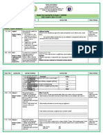 Philippine elementary school's weekly home learning plan