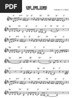 Line for Lyons Chet Baker Transcription