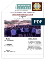 Universal Transformer Maintenance & Repairing Training Report