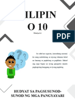FILIPINO 10 - Modyul 6