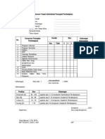 Instrumen Telaah Administrasi Perangkat Pembelajaran