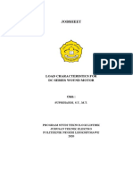 Load Characteristics For DC Series Wound Motor