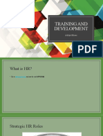 Training and Development