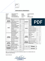 Certificado de Operatividad