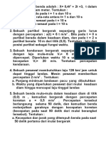 Forum Diskusi 2-2 (Gerak 1 Dimensi)