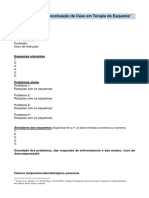 Formulrio de Conceituao de Caso para Terapia Do Esquema