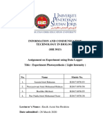 Group 9 Sbi (Exp Photosynthesis - Light Intensity)