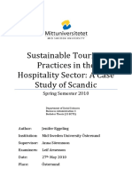 Sustainable Tourism Practices in The Hospitality Sector: A Case Study of Scandic