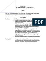 Diskusi 2 Evaluasi Pembelajaran Matematika