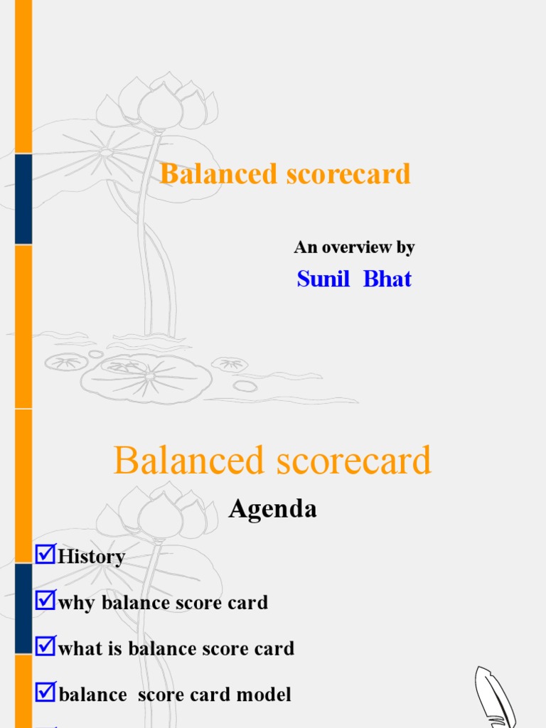 Overview of the Balanced Scorecard | PDF | Strategic Management | Cognition