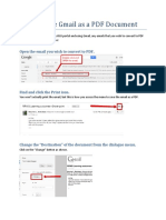 How to Save Gmail as PDF